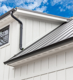 Half-Round Gutters Are a Great Choice for Connecticut Shoreline Homeowners