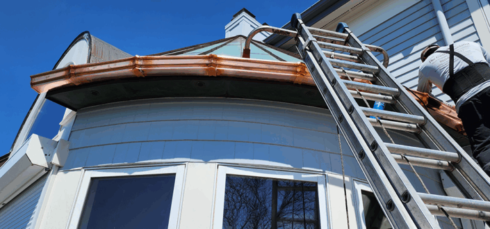 The Gutter Specialist - Copper Gutters