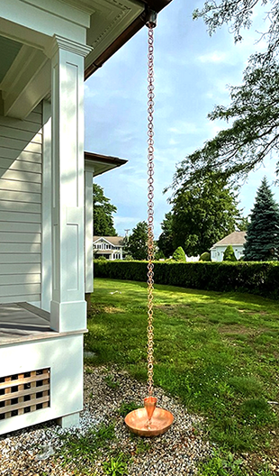 Copper Rain Chain